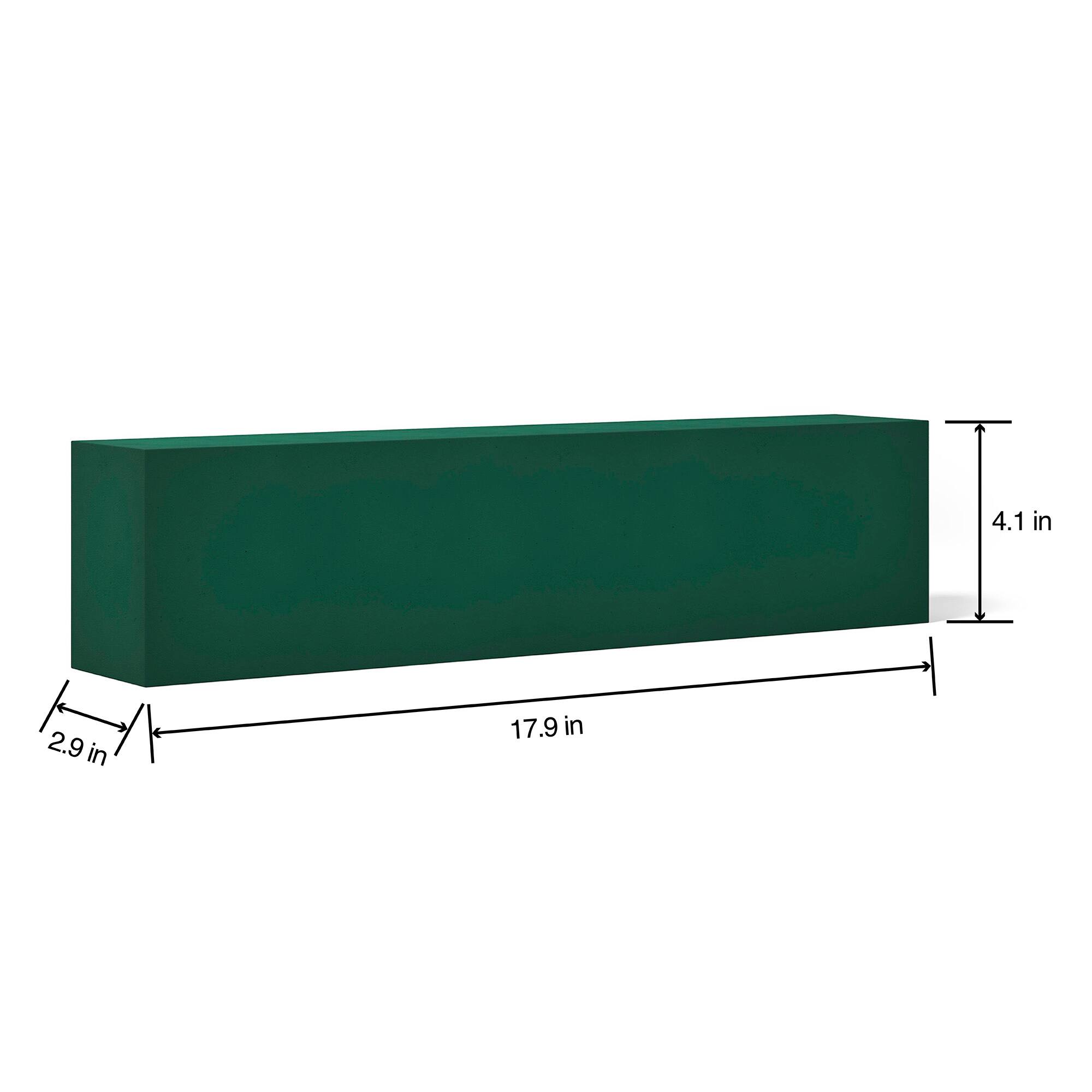 FloraCraft® 18" x 3" x 4" Green Artesia WetFōM® Block